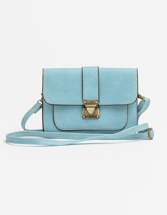 MINI ZIPPEE CROSS BODY Light Blue