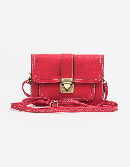 MINI ZIPPEE CROSS BODY Scarlet